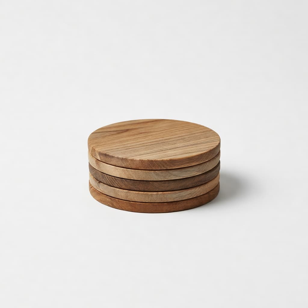 Wooden Coaster Set